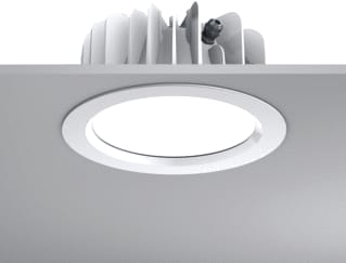 RZB - Ledona eco Downlight/spot/schijnwerper 33,3W Ip65 Wit