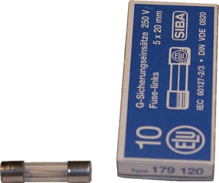 Siba - Cilindrische zekering Glaszek 5X20 T 1.6A Ds10
