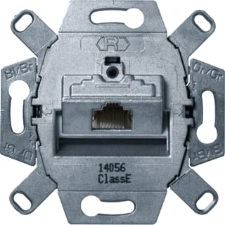Hager Berker - Datacontactdoos twisted pair Datacds 1V Cat6A E 45Gr