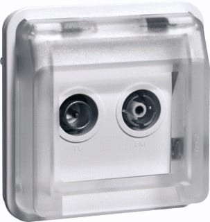Hager Berker - W.1 Antennecontactdoos antennecd 12033542