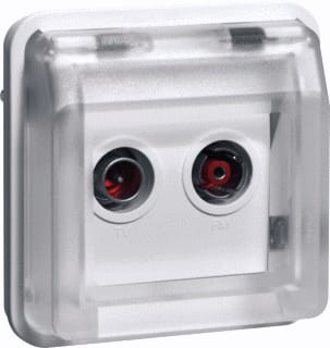 Hager Berker - W.1 Antennecontactdoos antennecd 12033552