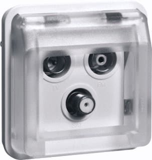 Hager Berker - W.1 Antennecontactdoos antennecd 12033562