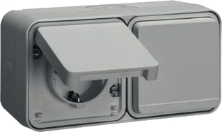 Hager Berker - W.1 Wandcontactdoos (WCD schakelmat.) Wcd 47753542