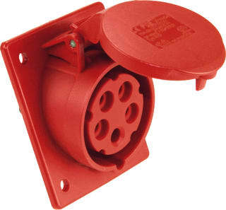 Keraf - PCE CEE-contactdoos, aanbouw Wcd Cee Inb Schn 16A 5P