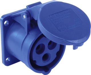 Keraf - PCE CEE-contactdoos, aanbouw Wcd Cee Inb Recht 16A 3P