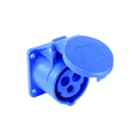 Keraf - PCE CEE-contactdoos, aanbouw Wcd Cee Inb Recht 16A 3P