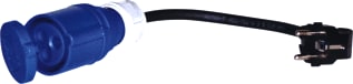 Keraf - Contactdooscombinatie VERLOOP 2P R/A 30CM