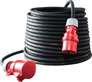 Keraf - Aansluitleiding CEE16A 5P 10M 5X1,5