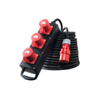 Keraf - PCE Twist CEE-contactdoos combinatie Rub 3X Cee32A 5P Pg21