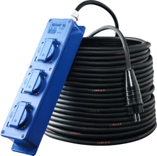 Keraf - 16 Contactdooscombinatie 5M 3X16A H07Rn-F