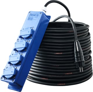 Keraf - 15 Contactdooscombinatie 25M 4X16A H07Rn-F