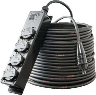 Keraf - 521 / 15Z Aansluitleiding 10M 3X1,5 H07Rn-F R