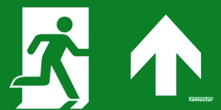 Famostar - HiVision Picto Pictogram noodverlichting Boven 7.3
