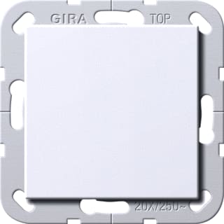 Gira - Systeem 55 Installatieschakelaar Schak Uit 20 Ax 55 Wit