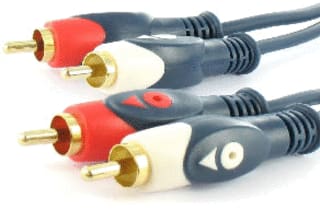 Golden Note - Geconfectioneerde AV-kabel Masterline 2X Cinch-Steker