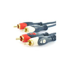 Golden Note - Geconfectioneerde AV-kabel Masterline 2X Cinch-Steker