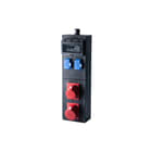 Keraf - CEE-contactdoos combinatie Prisma32A5P 16A5P 2Xschko
