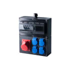 Keraf - CEE-contactdoos combinatie Prisma 16A5P 4 X Schko