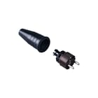 Keraf - 521 Geaarde stekker Contst Rubber 16A/Ra Br