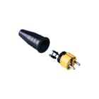 Keraf - 521 Geaarde stekker Contst Rubber 16A/Ra Gl