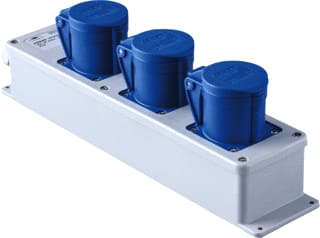 Keraf - 17 Contactdooscombinatie Keraf 3V Cee16A 3P 6H