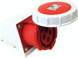 Keraf - PCE CEE-wandcontactdoos Wcd Cee Opb 32A 4P 3H