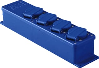 Keraf - 15 Contactdooscombinatie Keraf 4Xschuko 16A