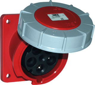 Keraf - PCE CEE-contactdoos, aanbouw Wcd Cee Inb Schn 63A 4P