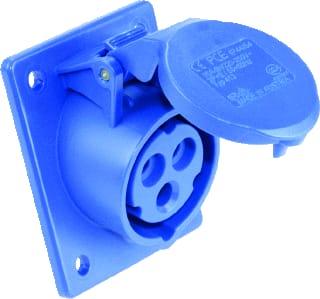 Keraf - PCE CEE-contactdoos, aanbouw Wcd Cee Inb Schn 32A 3P