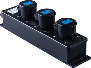 Keraf - 17 CEE-contactdoos combinatie Keraf 3Xcee 16A 3P 6H