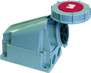 Keraf - PCE CEE-wandcontactdoos Wcd Cee Opb 63A 5P 6H