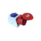 Keraf - PCE CEE-contactdoos combinatie Wcd Opb Combo 16A 5P 6H