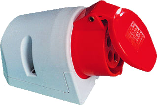 Keraf - PCE CEE-wandcontactdoos Wcd Cee Opb 16A 5P 6H