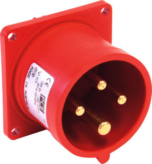 Keraf - PCE CEE-toestelcontactdoos Telcontd Inb 16A 4P 6H