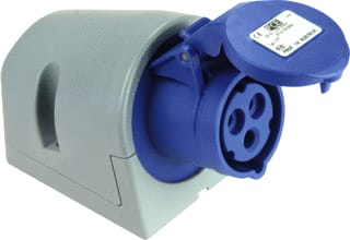 Keraf - PCE CEE-wandcontactdoos Wcd Cee Opb 16A 3P 6H