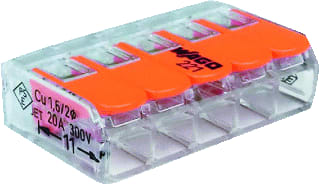 Wago - 221 Compact Lasklem Verb.Klem 5X4 Tr Ds25