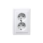 Schneider Electric Merten - M-Smart Wandcontactdoos (WCD schakelmat.) Wcd Ra 2V Compl Pwt