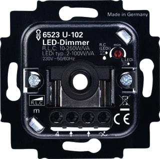 ABB Busch-Jaeger - Basiselement dimmen Dimmer Dim 100Va 6523U102 Led250Ib