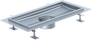 Aco - Stainless Vloergoot bovenliggend open  2016464