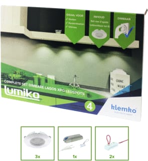 Lumiko - Lagos Downlight/spot/schijnwerper Klem Lagos-Xpg-Kit4