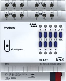 Theben - DM Dimactor bussysteem Dm4-2T Knx