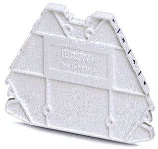 Phoenix Contact - Eindplaat rijgklem Eindrygkl D-Ptrv 4 Wh 1-4