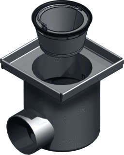 Aco - Stainless EG Puthuis Afvoerput Eg150 Zijuitl 75