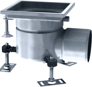 Aco - Stainless EG Vloerput met 1 aansluiting 2014642