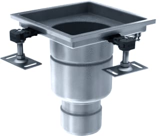 Aco - Stainless EG Vloerput met 1 aansluiting 2014650
