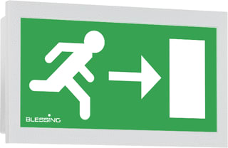 Eaton Blessing - GuideLED Noodverlichtingsarmatuur Cgline+ Muur Opb