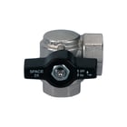 Ubel - Kogelafsluiter Haaks 1/2"Bibi