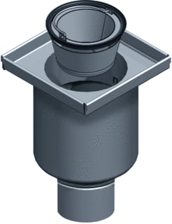 Aco - Stainless EG Vloerput met 1 aansluiting Z221308