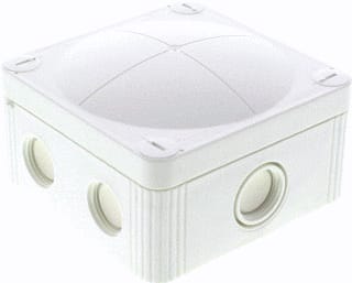 Wiska - COMBI Opbouwdoos wand/plafond Kabeldoos 407/3 Wit