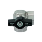 Ubel - Kogelafsluiter Haaks 3/4"Bibi
